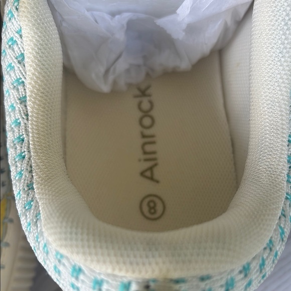 Vibrant Women's Athletic Shoes in White, Blue, and Yellow - Picture 7 of 11